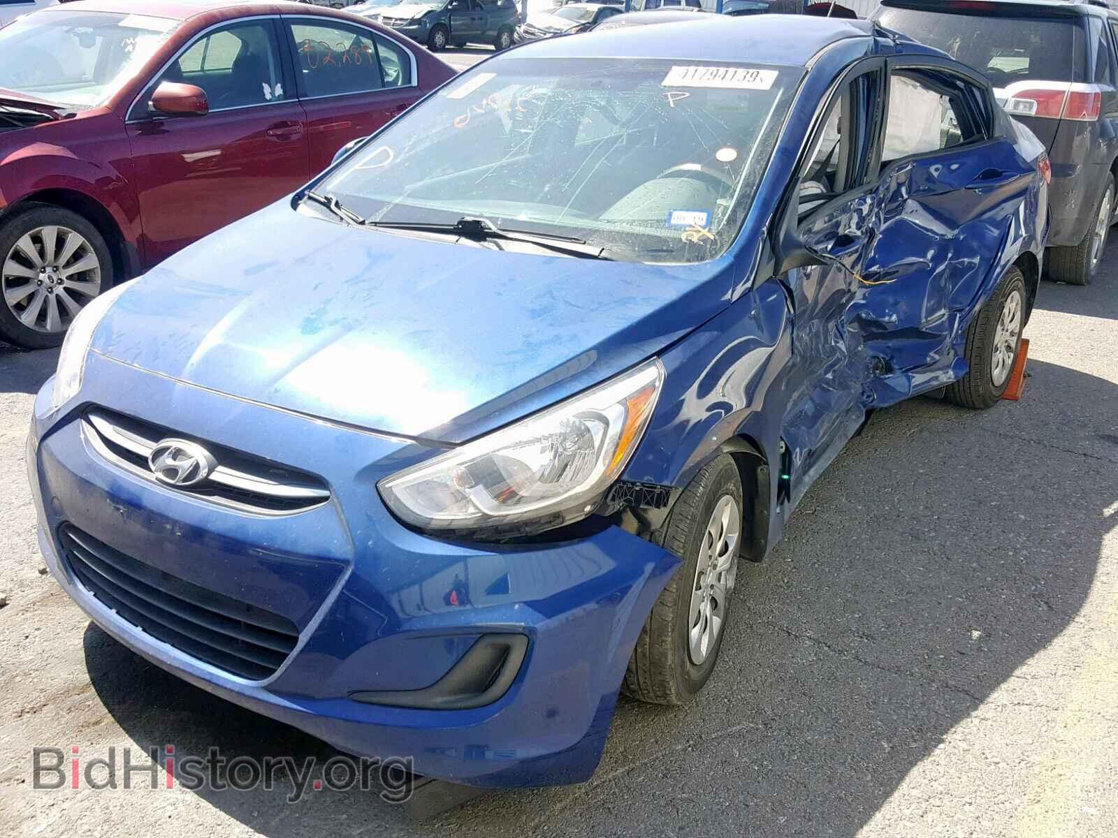 2016 HYUNDAI ACCENT - VIN: KMHCT4AE2GU961395 - Фото 2