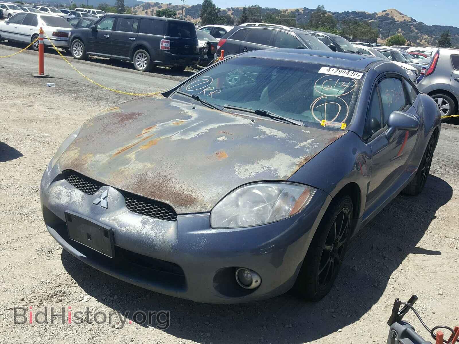 2007 MITSUBISHI ECLIPSE - VIN: 4A3AK34T37E021522 - Фото 2