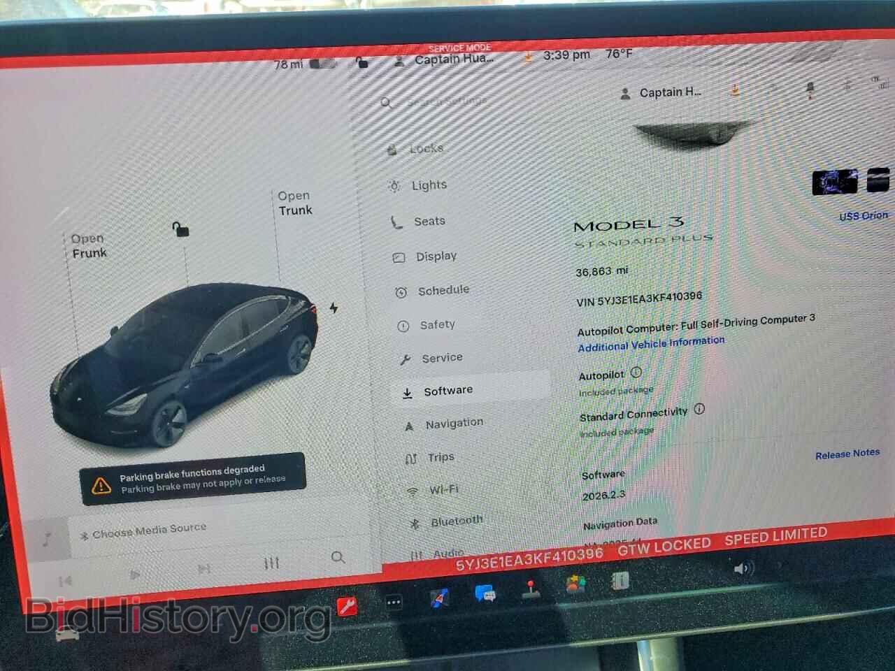 2019 TESLA MODEL 3 - VIN: 5YJ3E1EA3KF410396 - Photo 9