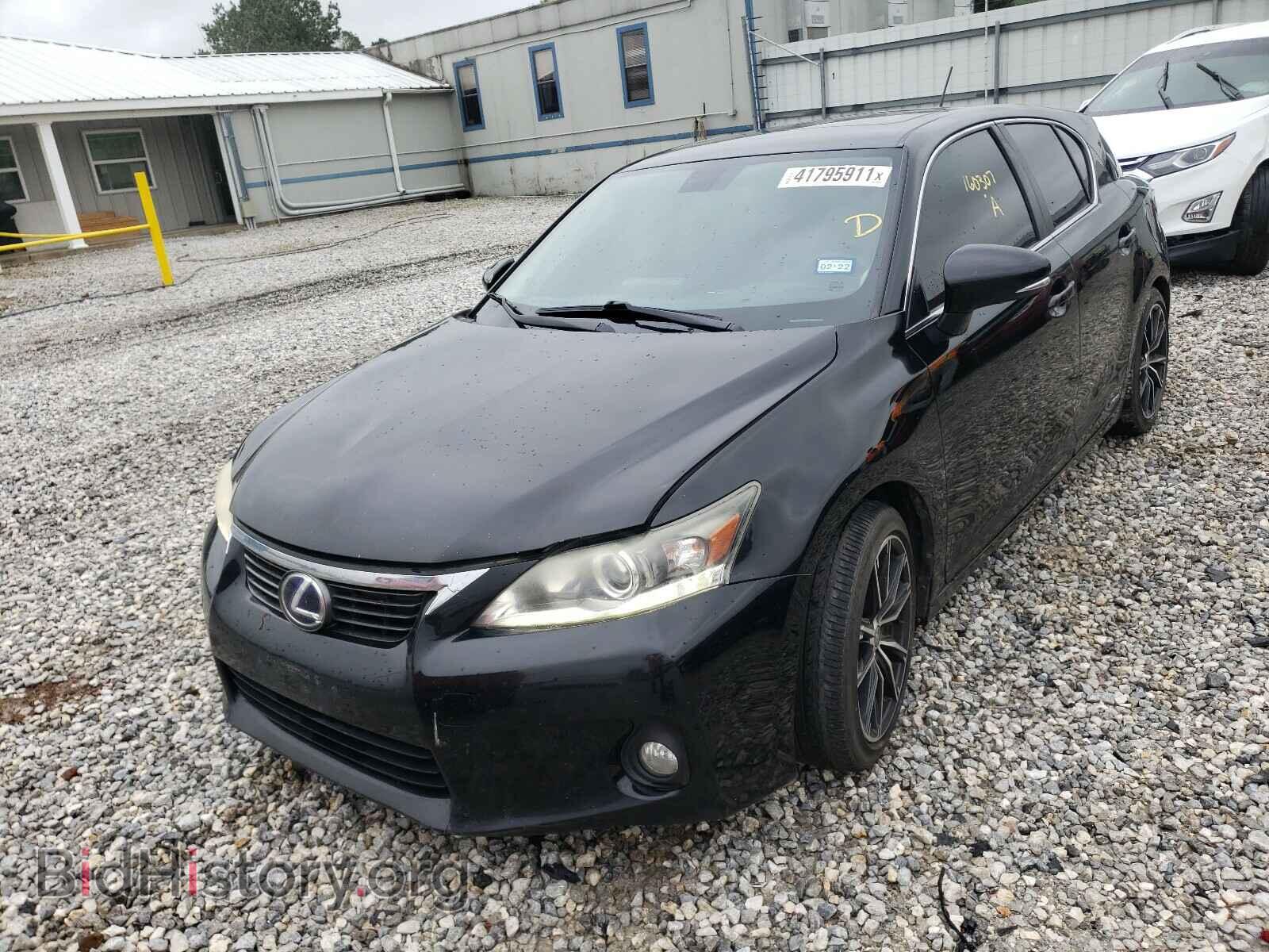 2012 LEXUS CT 200 - VIN: JTHKD5BH9C2073968 - Фото 2