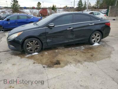 2011 Hyundai SONATA SE, черный — VIN 5NPEC4AC1BH172489, Copart