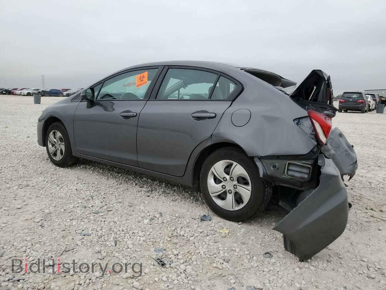 2013 HONDA CIVIC - VIN: 2HGFB2F51DH598475 - Фото 2