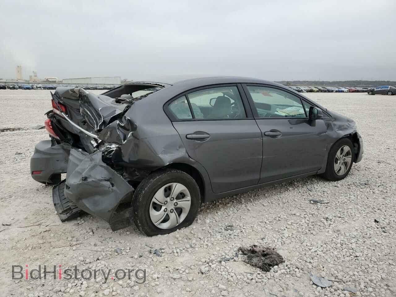 2013 HONDA CIVIC - VIN: 2HGFB2F51DH598475 - Фото 3