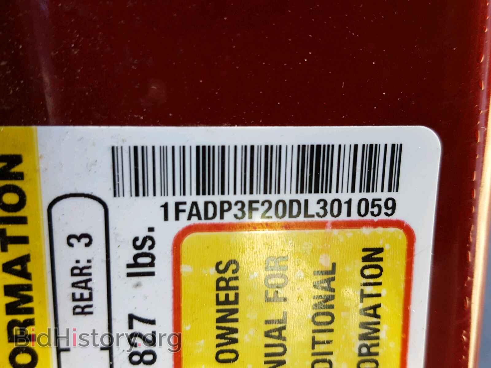 2013 FORD FOCUS - VIN: 1FADP3F20DL301059 - Photo 10