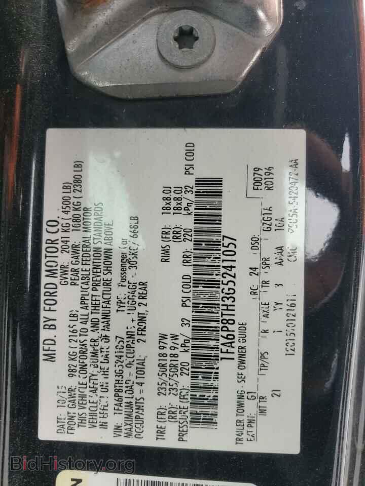 2016 FORD ALL Models - VIN: 1FA6P8TH3G5241057 - Фото 12