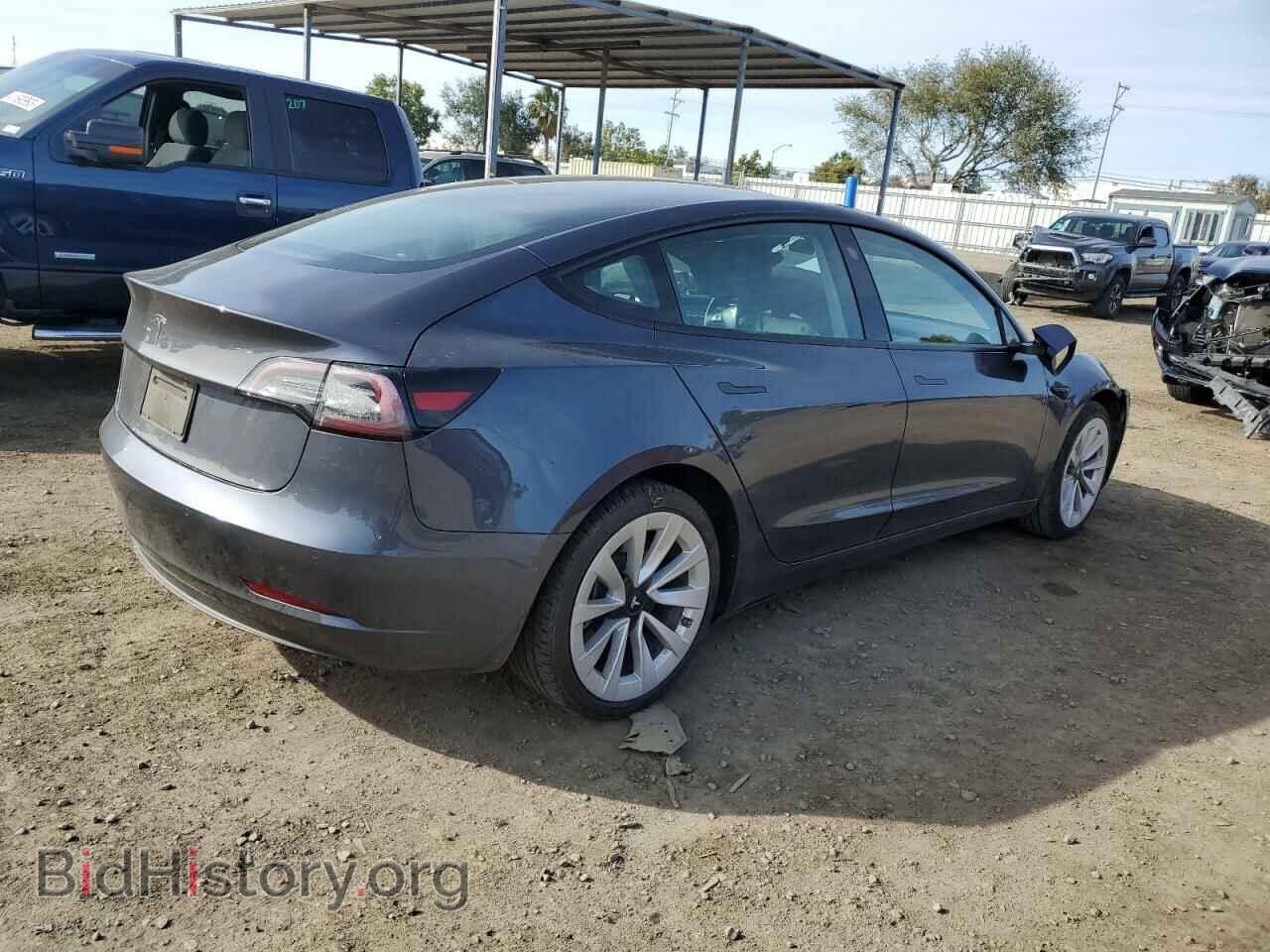 2022 TESLA MODEL 3 - VIN: 5YJ3E1EA8NF142725 - Фото 3