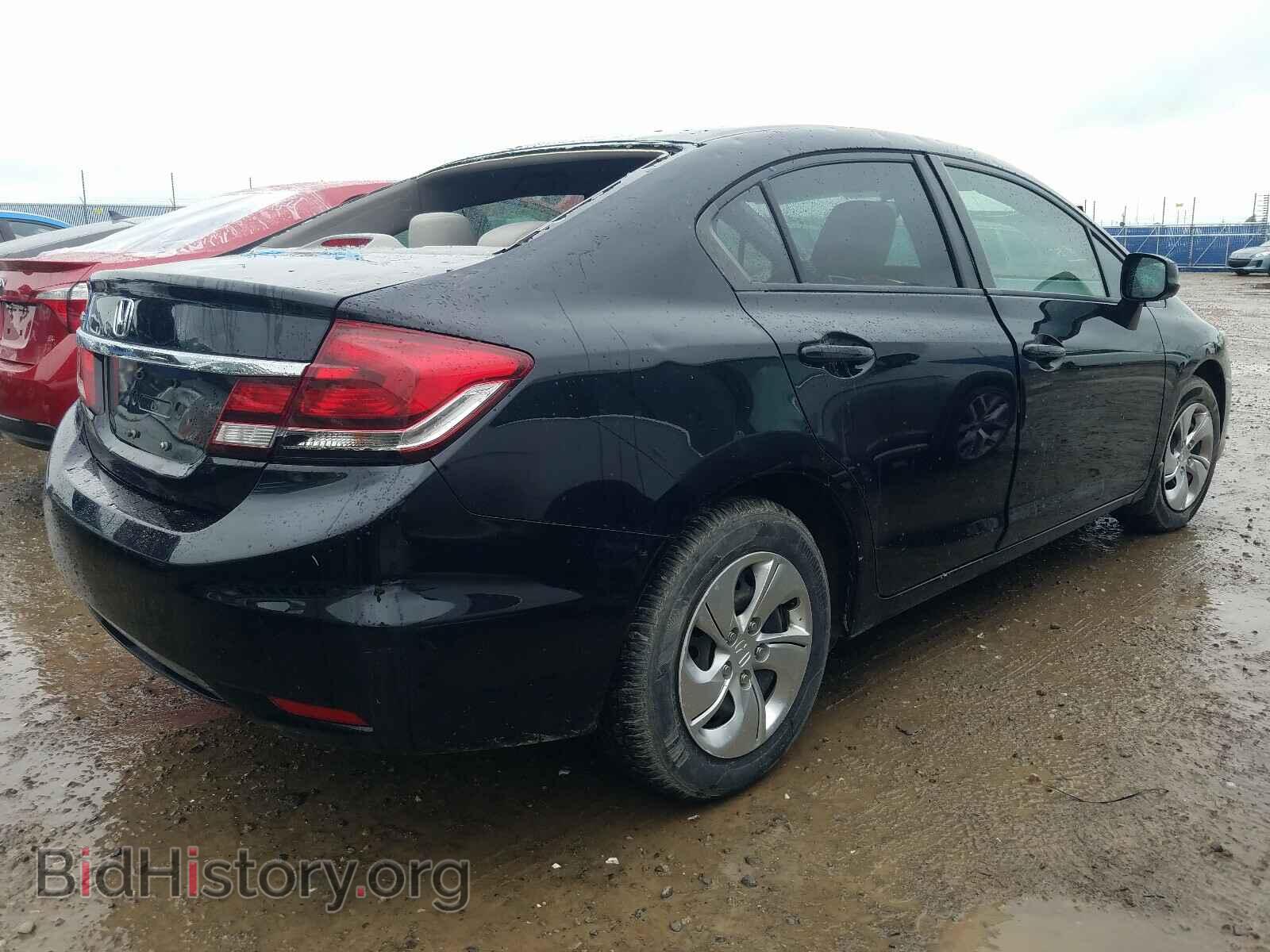 2013 HONDA CIVIC - VIN: 2HGFB2F40DH109989 - Фото 4