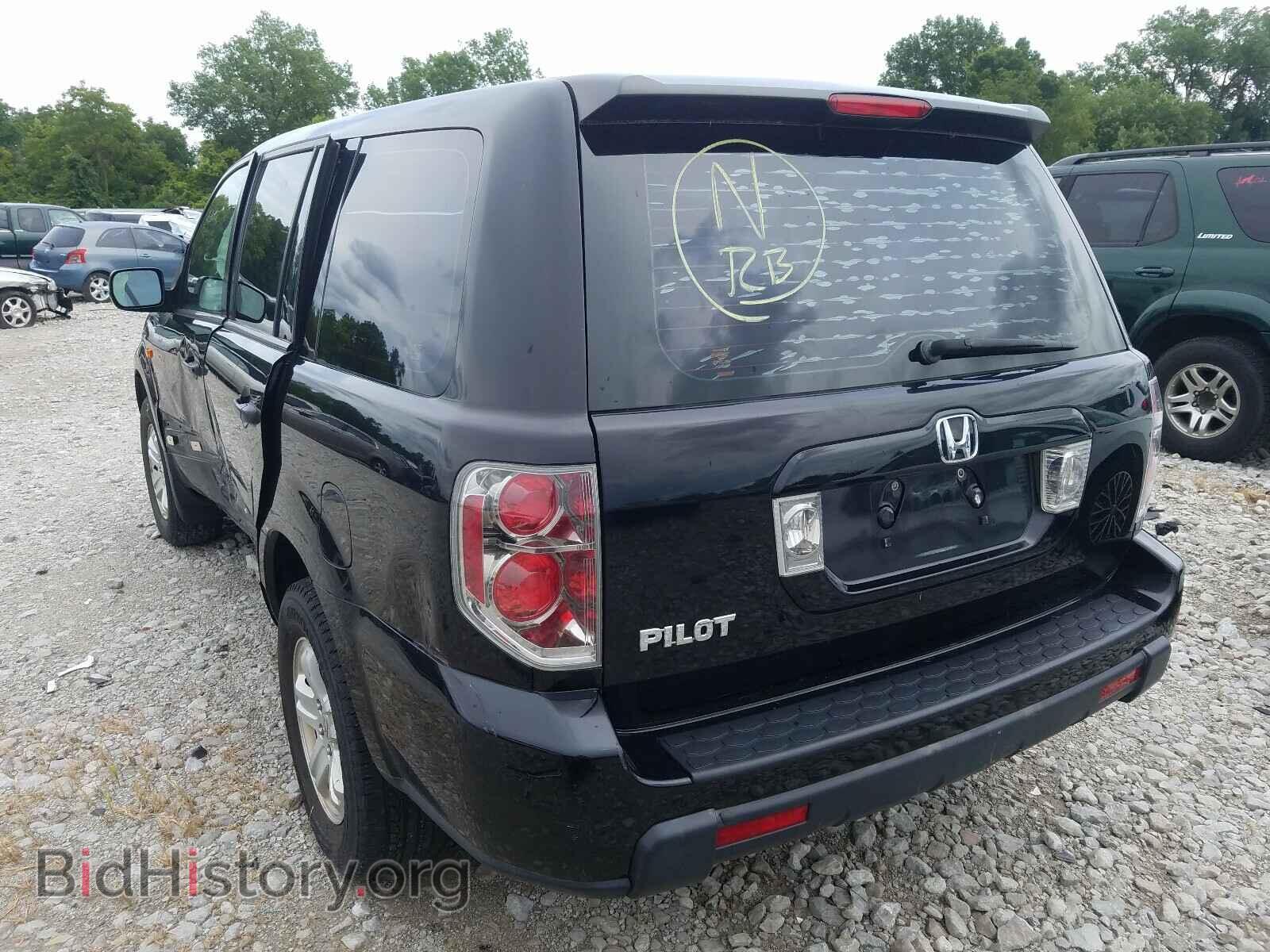 2007 HONDA PILOT - VIN: 5FNYF28127B021163 - Фото 3