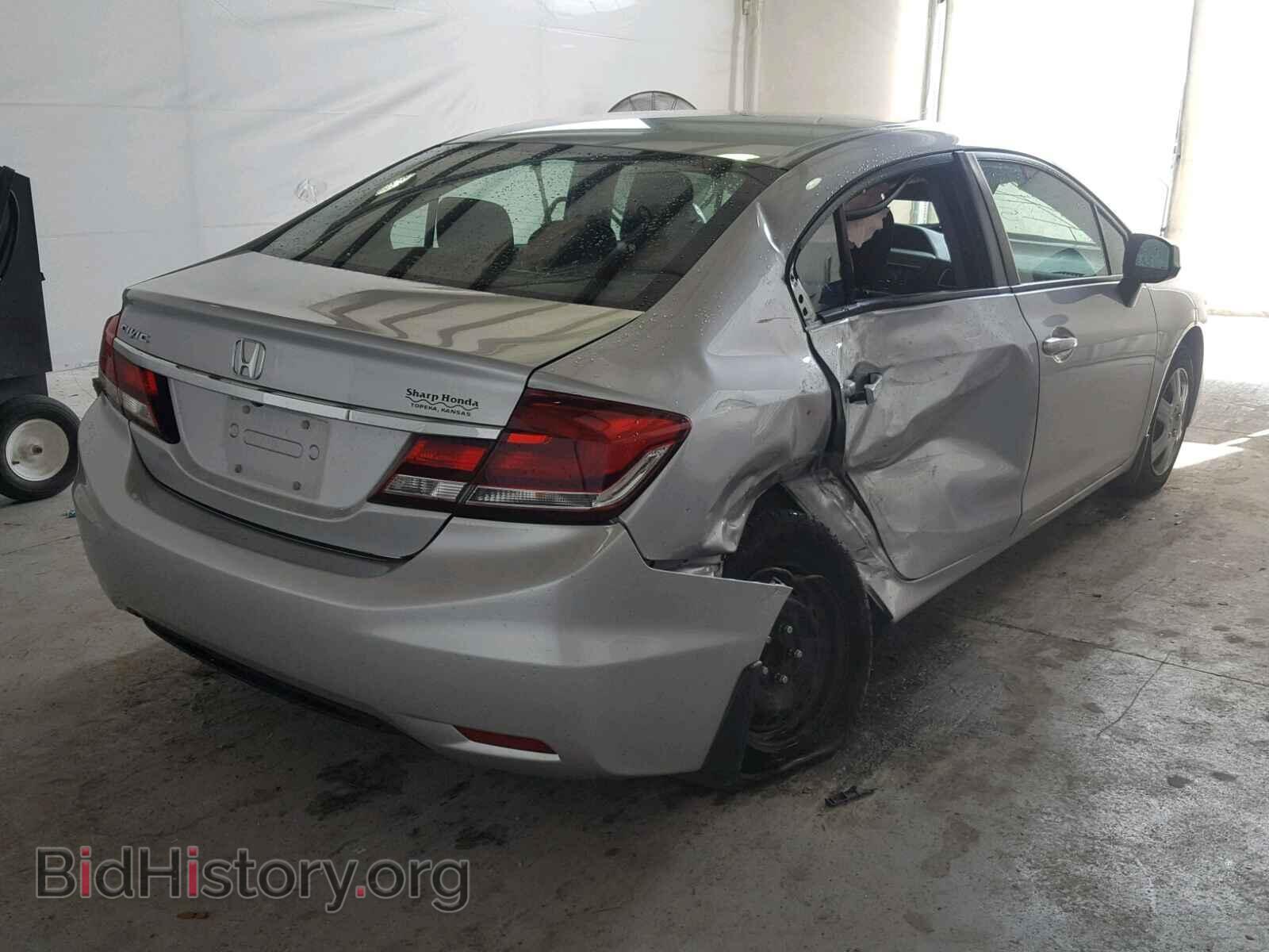 2013 HONDA CIVIC LX - VIN: 19XFB2F54DE043174 - Фото 4