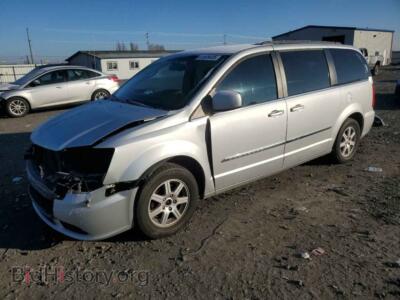 2011 Chrysler MINIVAN Touring, серебристый — VIN 2A4RR5DG8BR735491, Copart