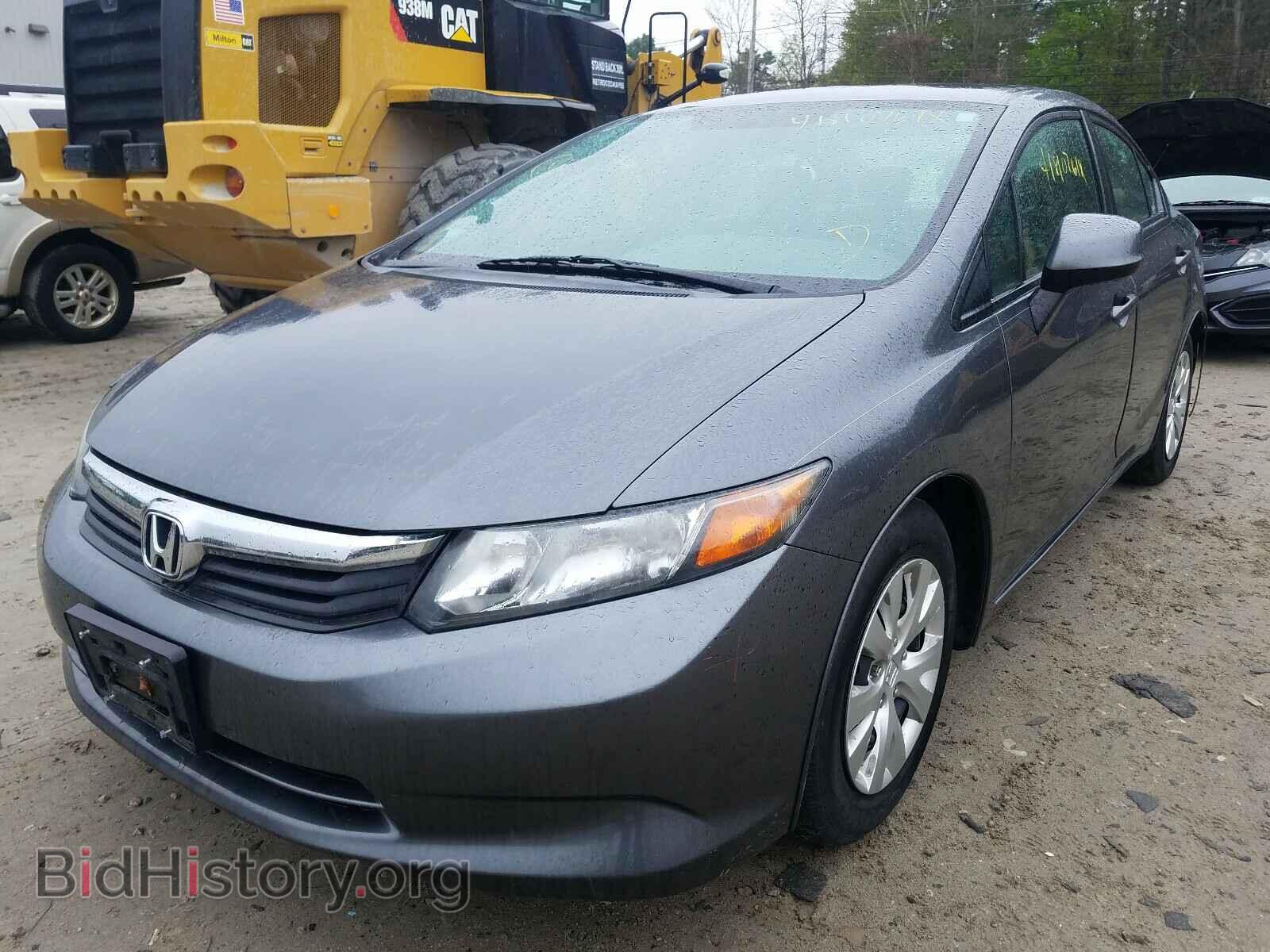 2012 HONDA CIVIC - VIN: 2HGFB2F51CH323008 - Фото 2