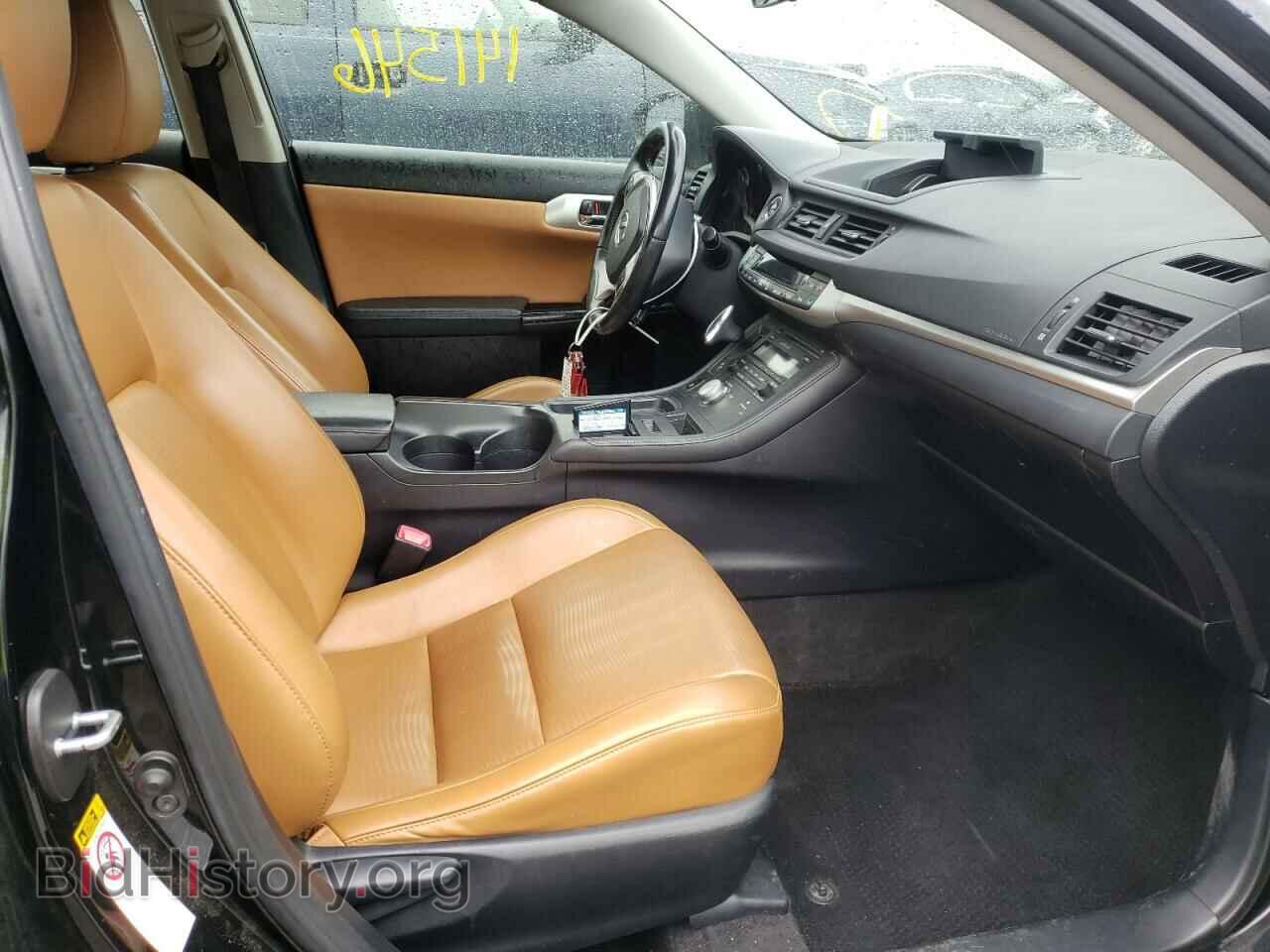 2012 LEXUS CT 200 - VIN: JTHKD5BH3C2108472 - Фото 5