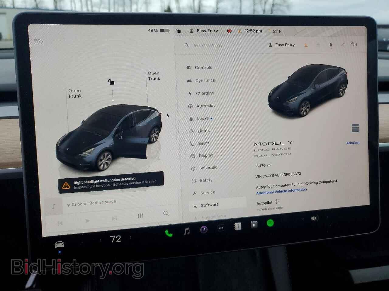 2024 TESLA MODEL Y - VIN: 7SAYGAEE3RF036372 - Фото 9