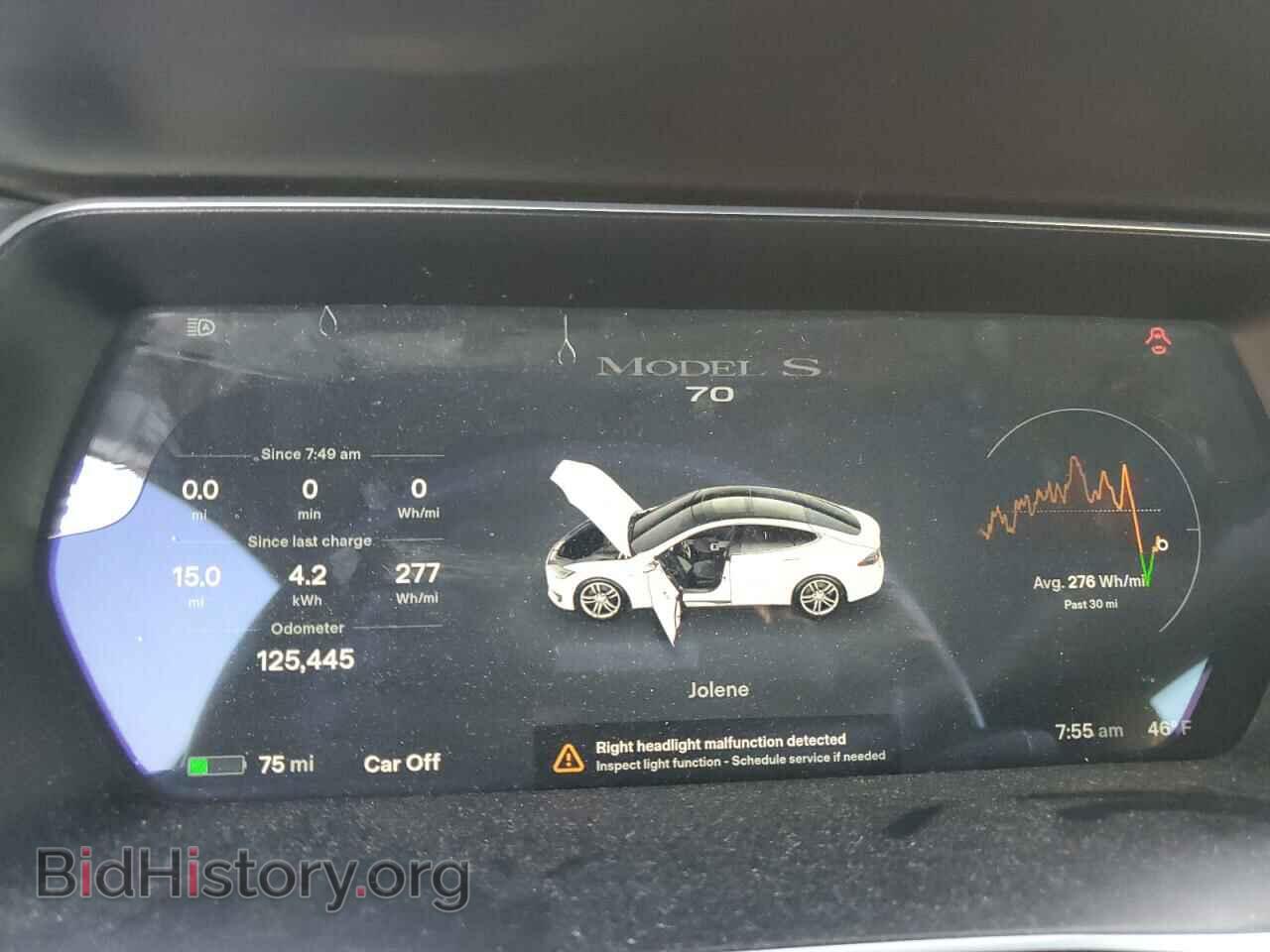 2015 TESLA MODEL S - VIN: 5YJSA1E11FF114399 - Фото 9