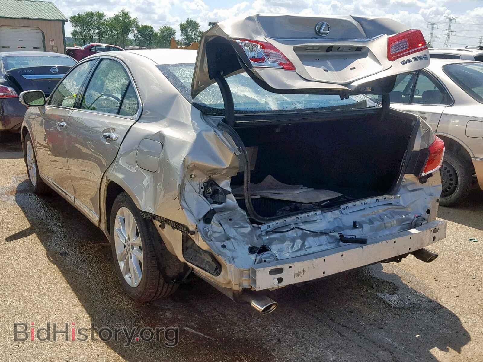 2011 LEXUS ES350 - VIN: JTHBK1EG1B2439941 - Фото 3