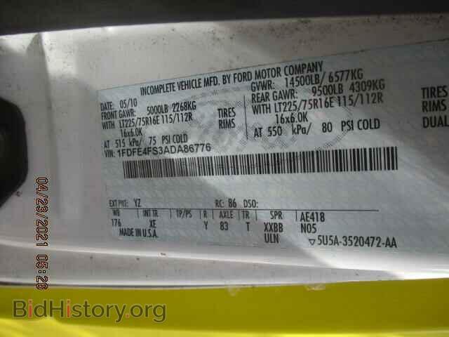 2010 FORD ECONOLINE - VIN: 1FDFE4FS3ADA86776 - Photo 10