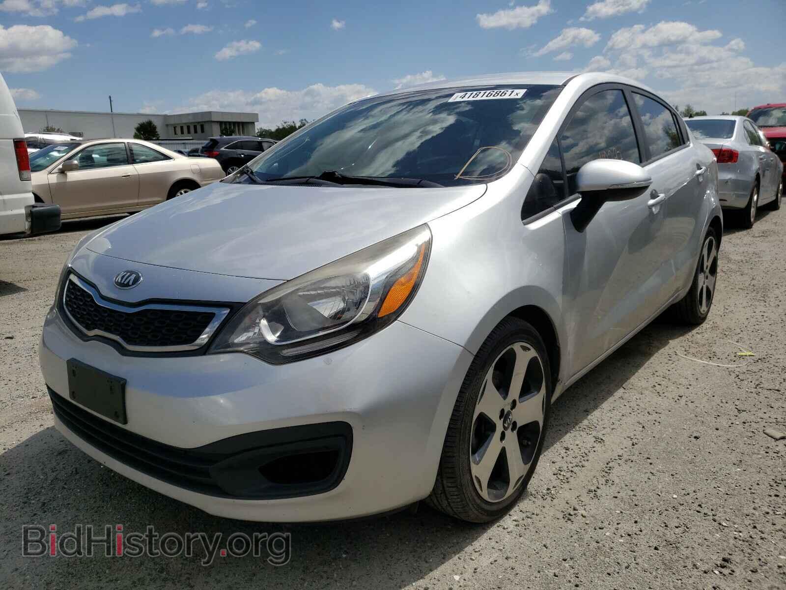 2013 KIA RIO - VIN: KNADN4A31D6229922 - Фото 2