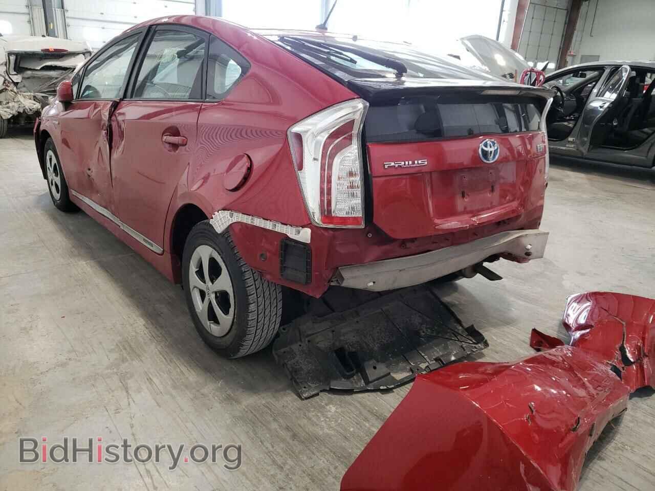 2014 TOYOTA PRIUS - VIN: JTDKN3DU2E1763888 - Фото 3