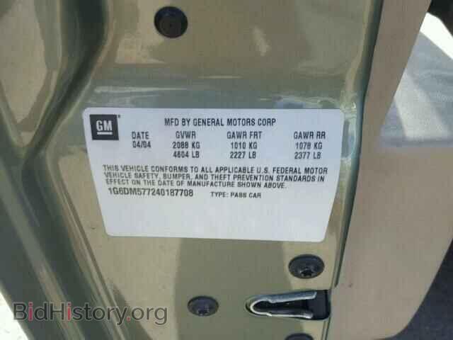 2004 CADILLAC CTS - VIN: 1G6DM577240187708 - Фото 10