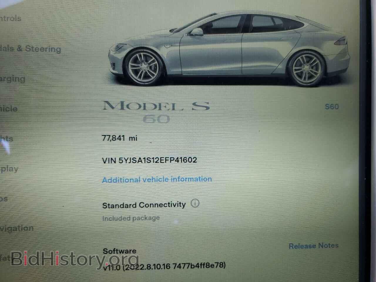 2014 TESLA MODEL S - VIN: 5YJSA1S12EFP41602 - Photo 9