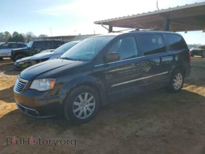 2014 Chrysler MINIVAN Touring, black — VIN 2C4RC1BG7ER449770, Copart