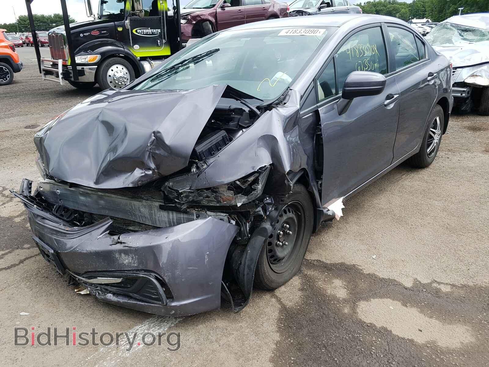 2015 HONDA CIVIC - VIN: 19XFB2E53FE039444 - Фото 2