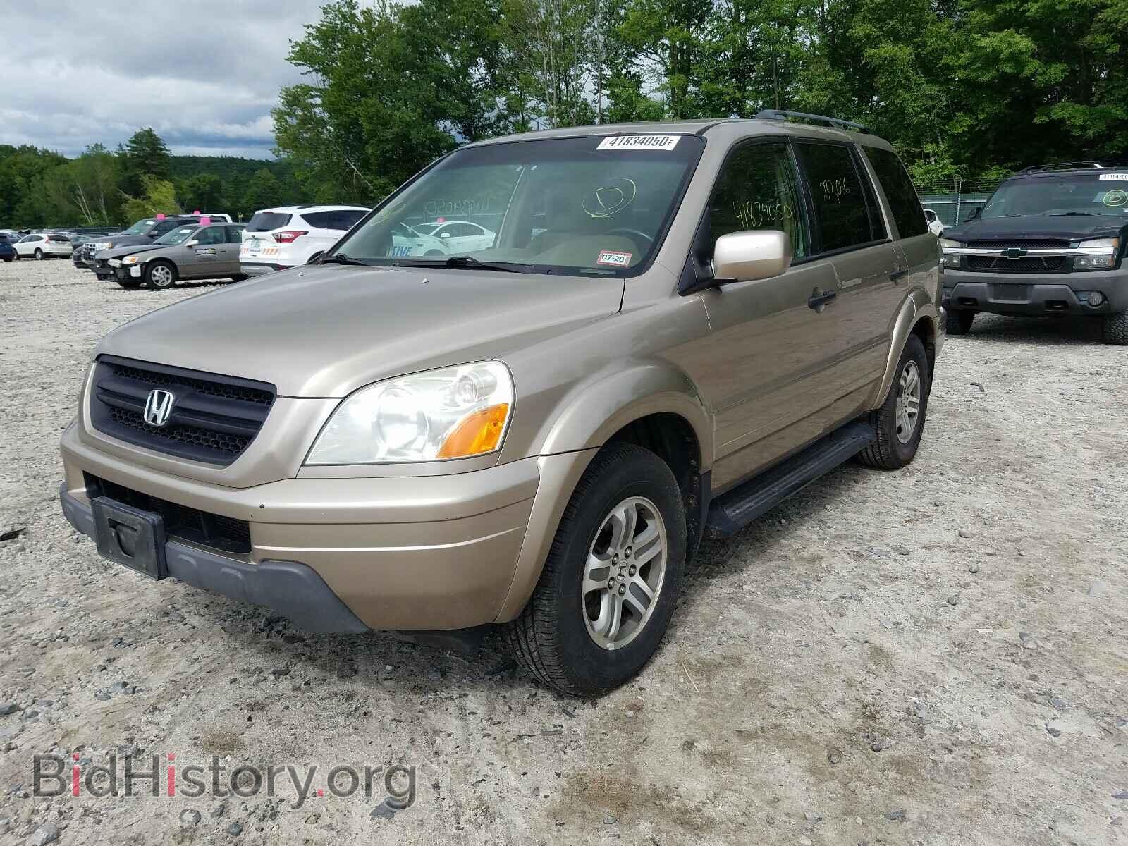 2005 HONDA PILOT - VIN: 5FNYF18585B051259 - Фото 2