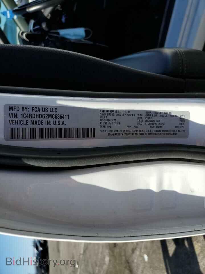 2021 DODGE DURANGO - VIN: 1C4RDHDG2MC636411 - Photo 15