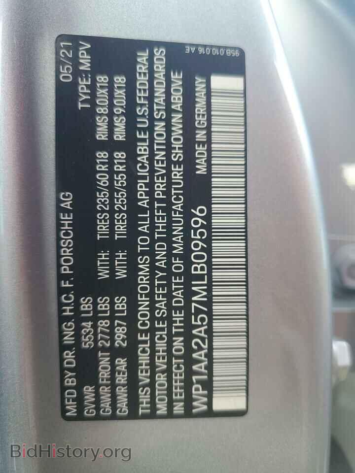 2021 PORSCHE MACAN - VIN: WP1AA2A57MLB09596 - Photo 13