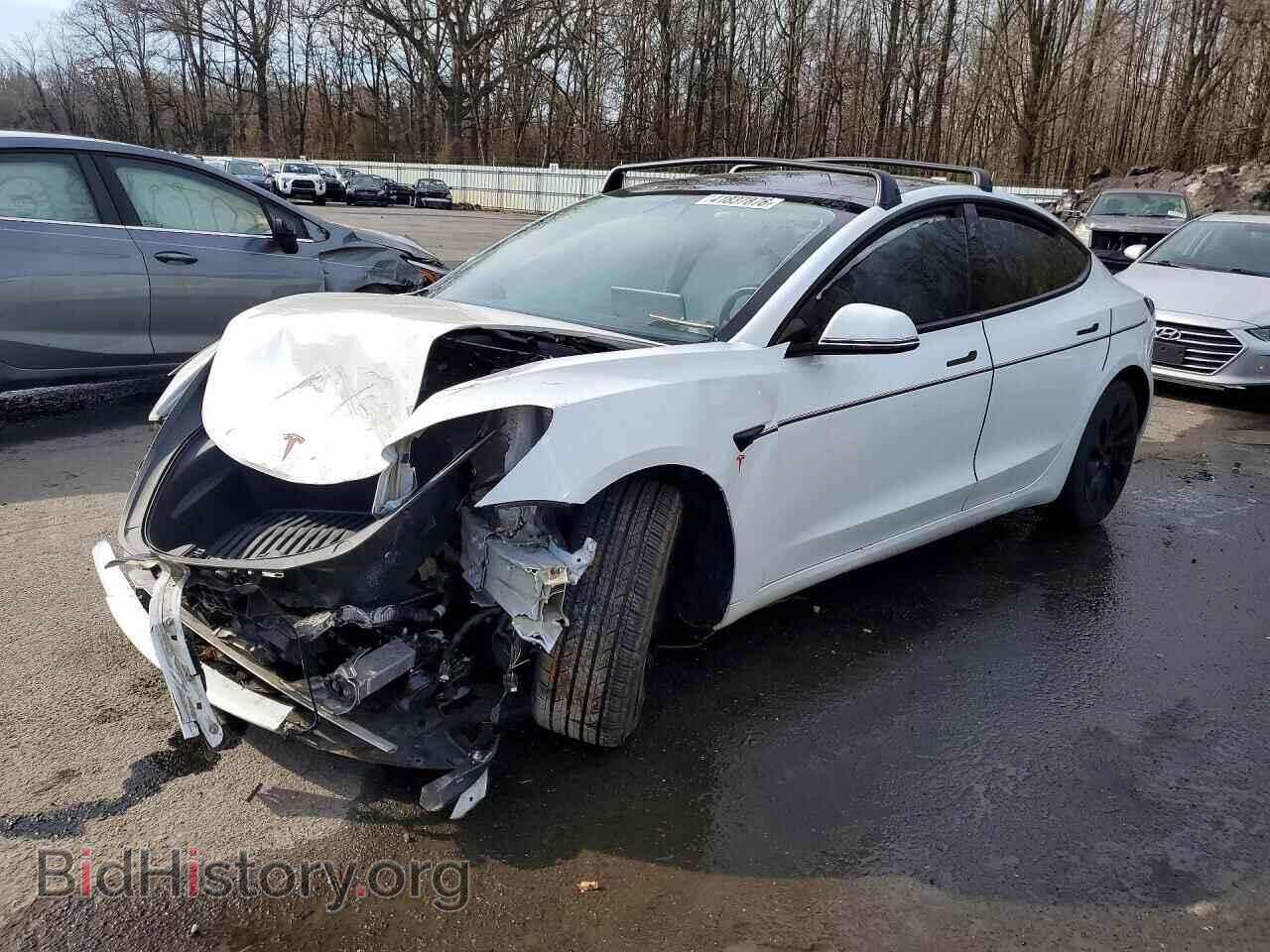 Photo 5YJ3E1EA9MF920562 - TESLA MODEL 3 2021