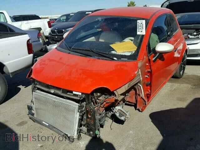 2013 FIAT 500 - VIN: 3C3CFFGE2DT751663 - Фото 2