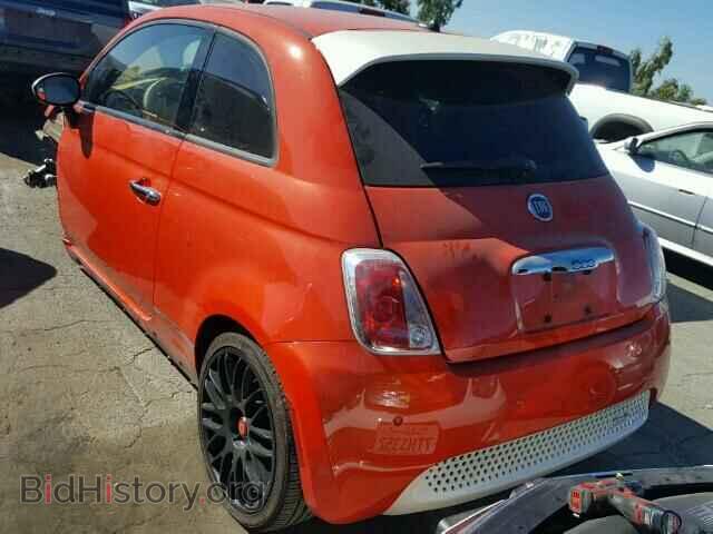 2013 FIAT 500 - VIN: 3C3CFFGE2DT751663 - Фото 3