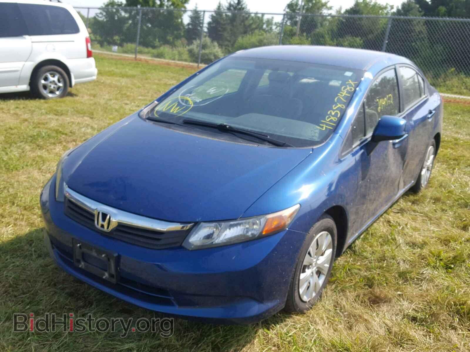 2012 HONDA CIVIC LX - VIN: 19XFB2E59CE004998 - Фото 2