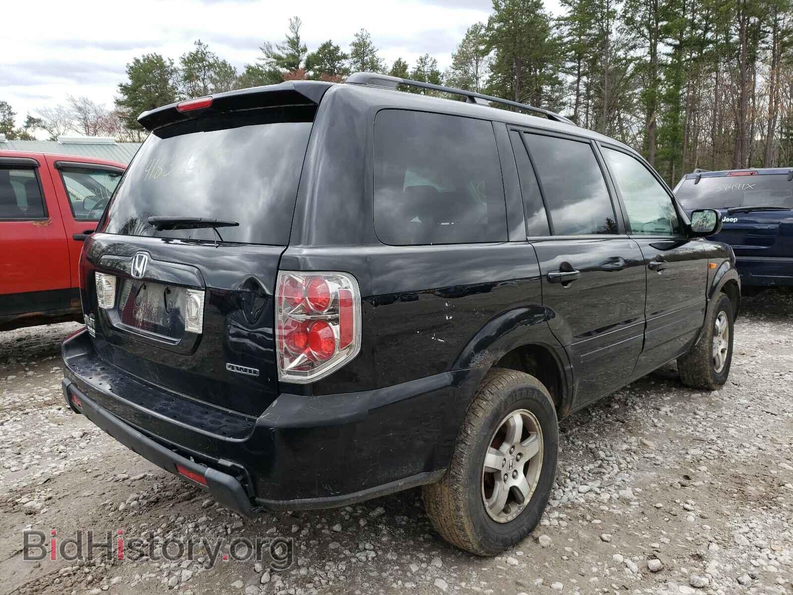 2007 HONDA PILOT - VIN: 2HKYF18537H520200 - Фото 4