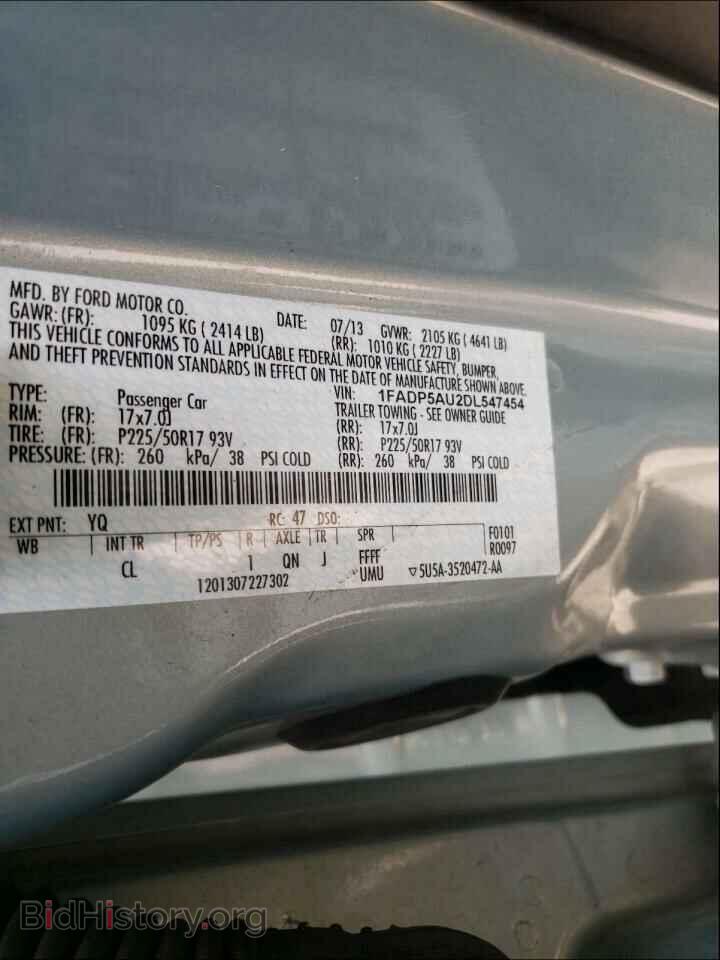 2013 FORD CMAX - VIN: 1FADP5AU2DL547454 - Фото 10