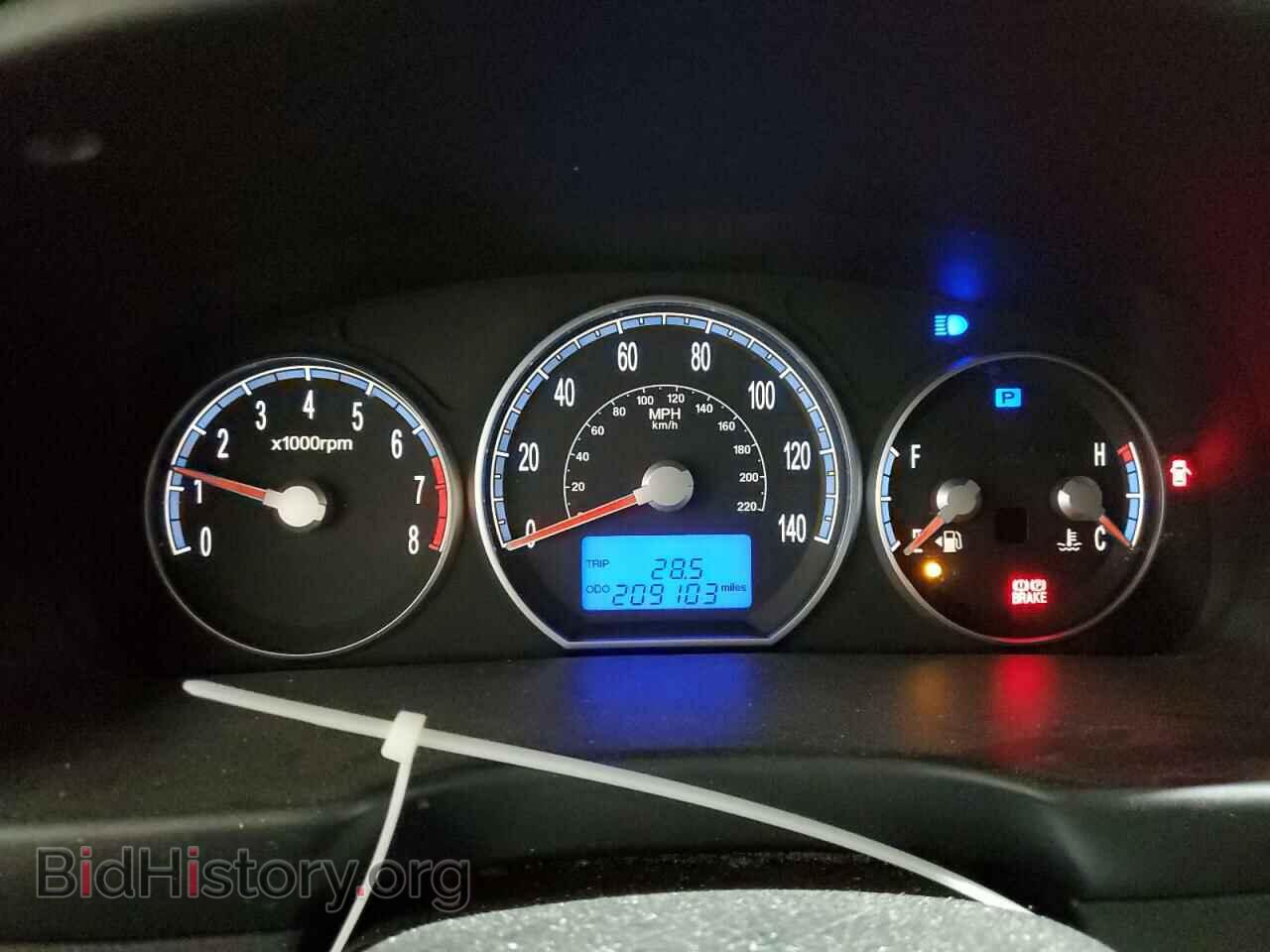 2009 HYUNDAI SANTA FE - VIN: 5NMSG73D29H248677 - Фото 9
