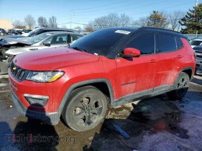 2020 Jeep COMPASS Latitude, red — VIN 3C4NJDBB2LT115778, Copart