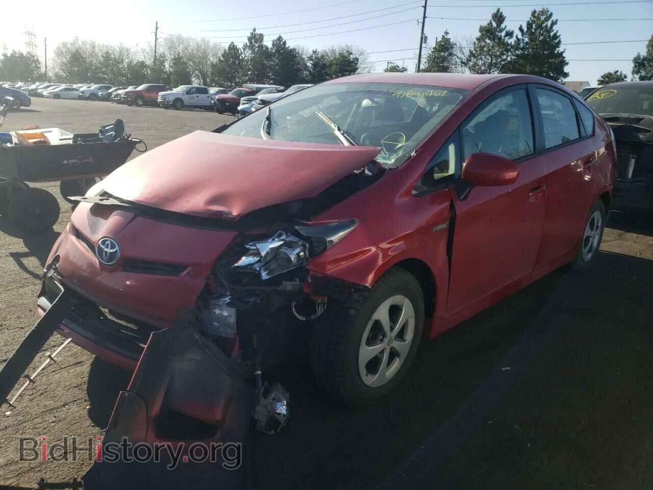 2014 TOYOTA PRIUS - VIN: JTDKN3DU5E1785867 - Фото 2