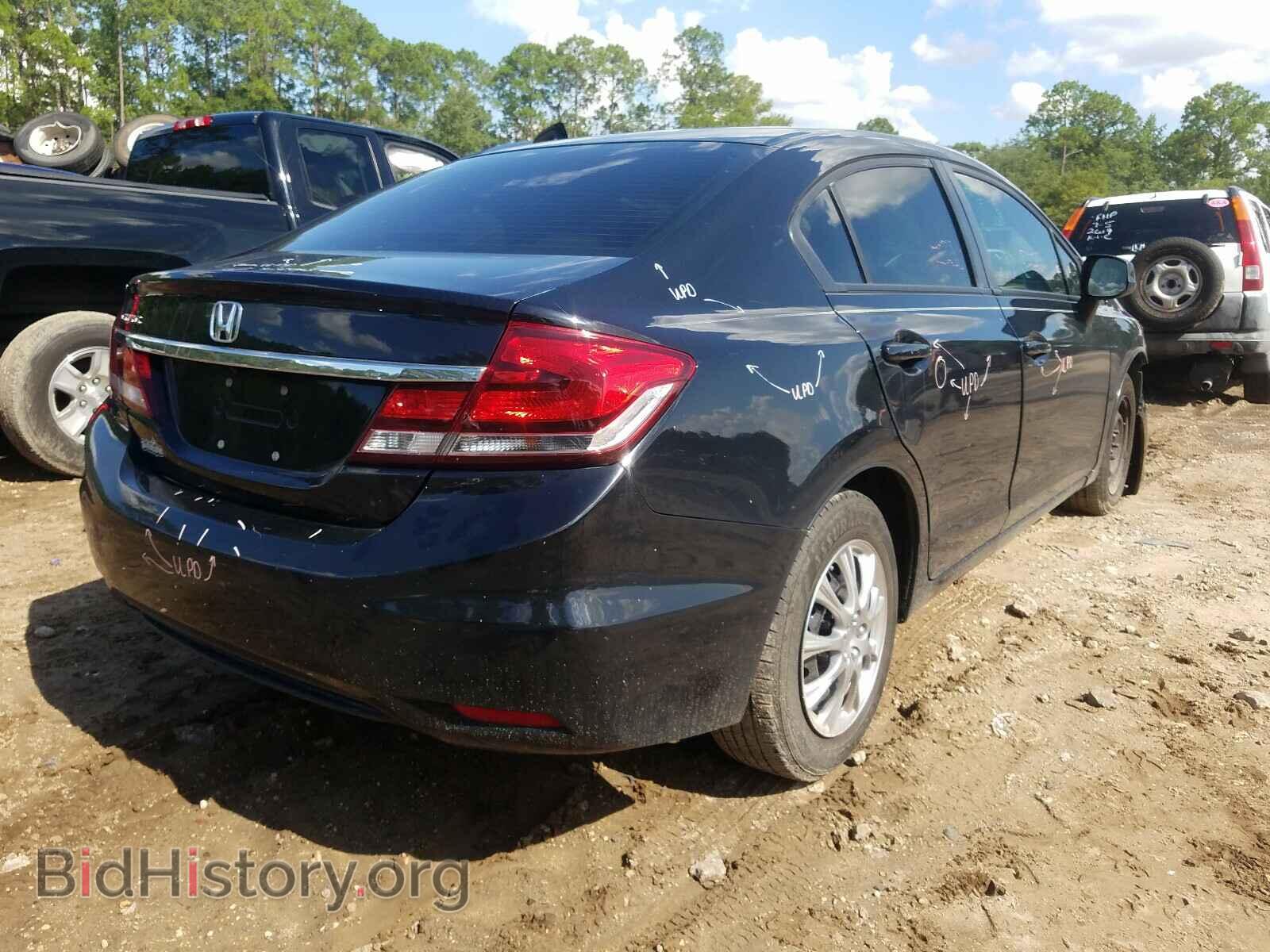 2013 HONDA CIVIC - VIN: 19XFB2F53DE007251 - Фото 4