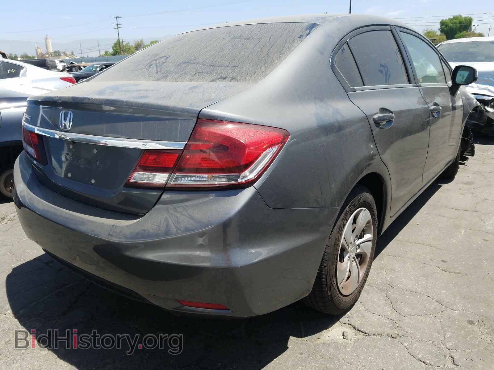 2013 HONDA CIVIC - VIN: 19XFB2F59DE275740 - Фото 4
