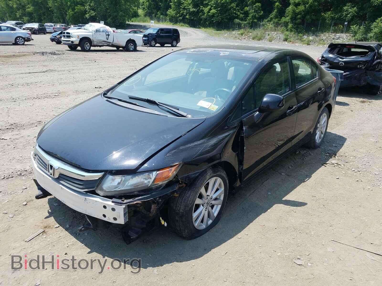 2012 HONDA CIVIC - VIN: 2HGFB2F82CH606978 - Фото 2