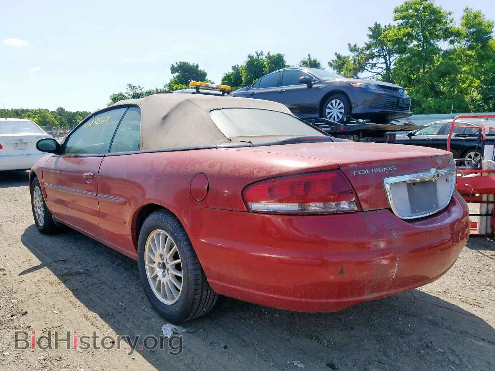 2005 CHRYSLER SEBRING - VIN: 1C3EL55R45N627476 - Фото 3