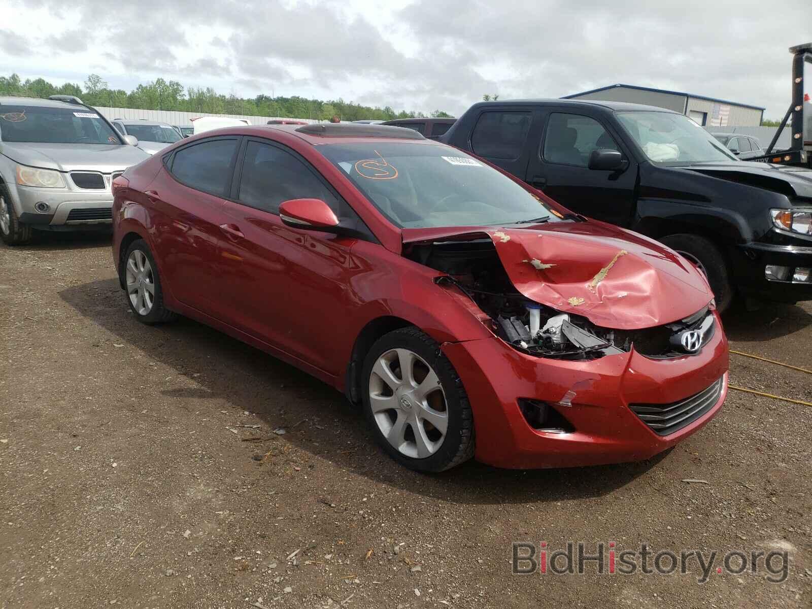 Photo KMHDH4AE7CU366235 - HYUNDAI ELANTRA 2012