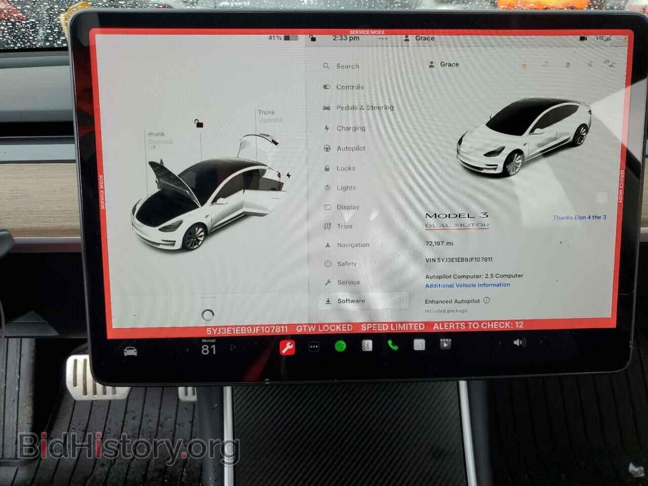 2018 TESLA MODEL 3 - VIN: 5YJ3E1EB9JF107811 - Фото 9