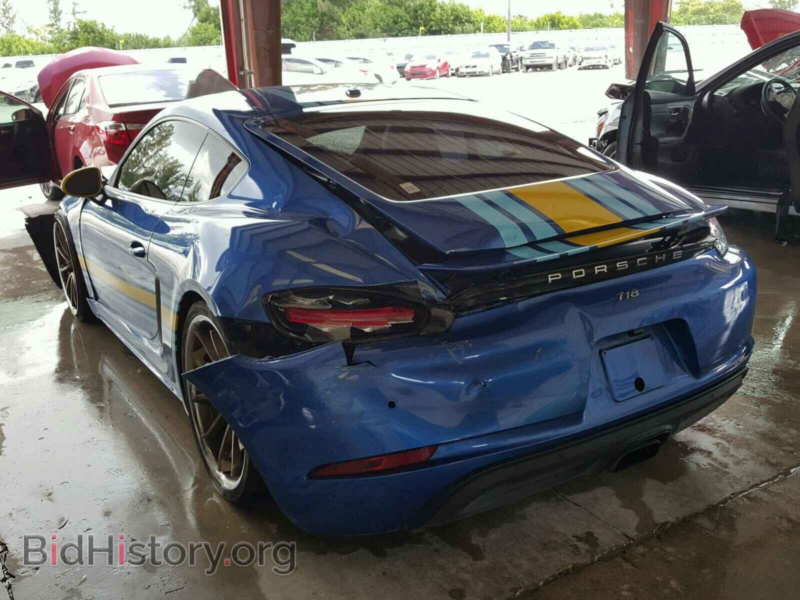 2017 PORSCHE CAYMAN - VIN: WP0AA2A84HS270818 - Фото 3