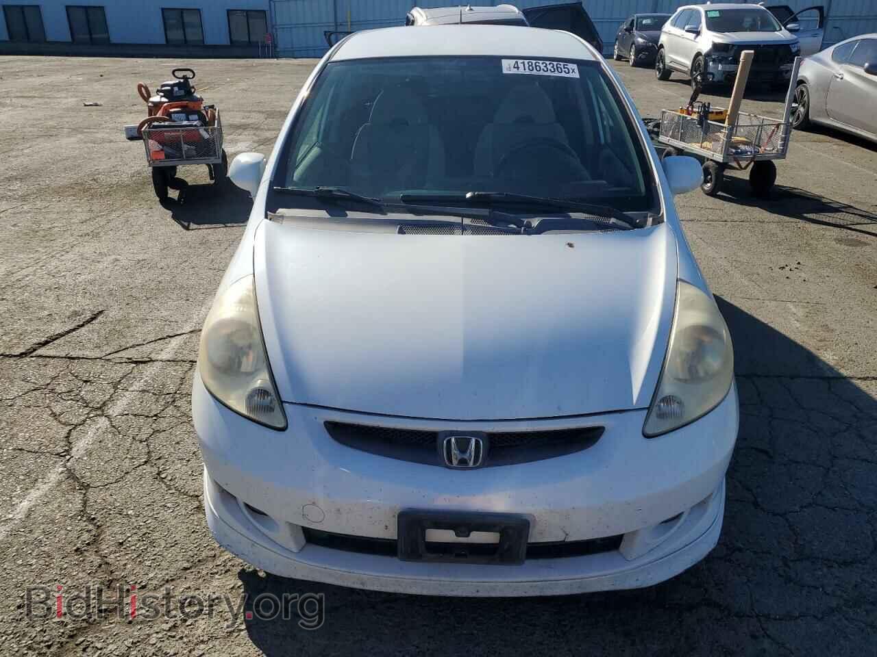2007 HONDA FIT - VIN: JHMGD38687S017185 - Фото 5