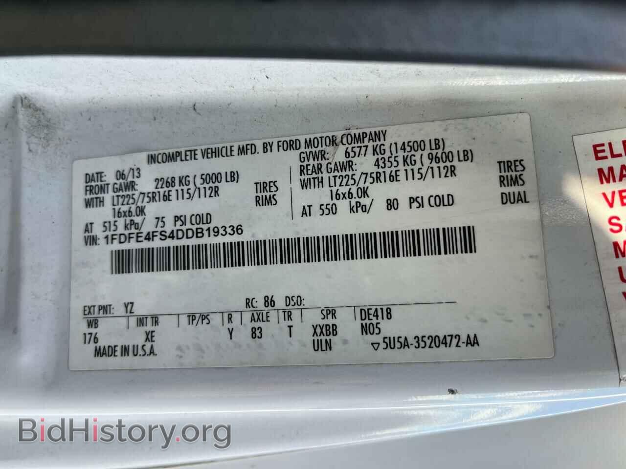 2013 FORD ALL Models - VIN: 1FDFE4FS4DDB19336 - Photo 10