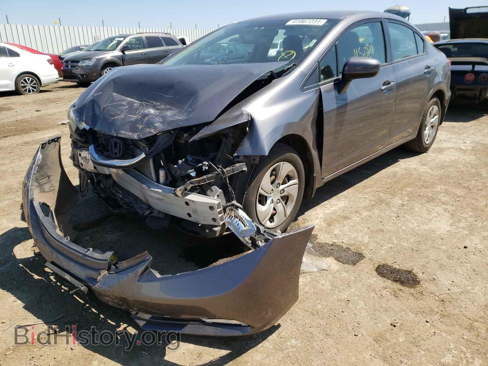 2014 HONDA CIVIC - VIN: 2HGFB2F5XEH553052 - Фото 2