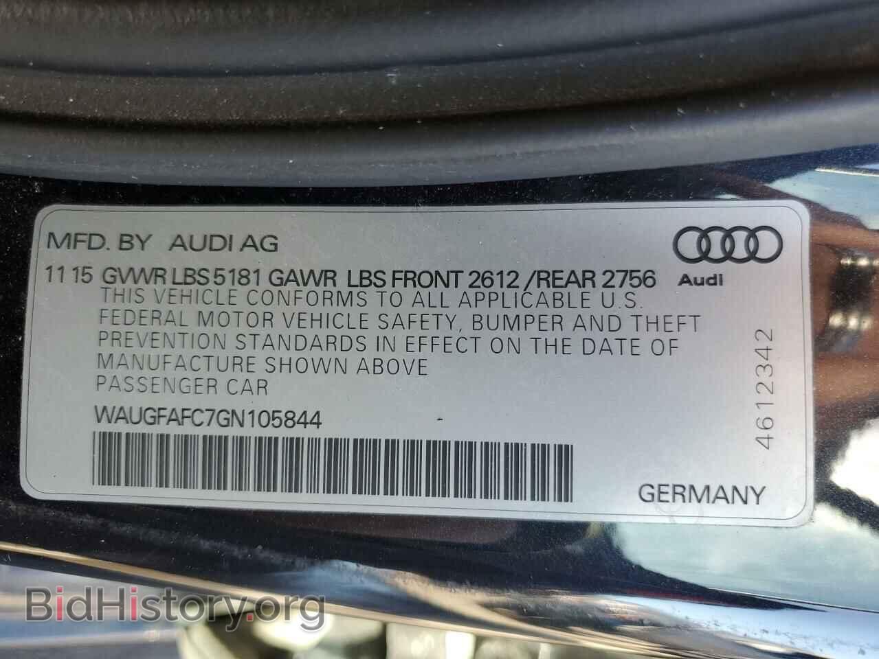 2016 AUDI A6 - VIN: WAUGFAFC7GN105844 - Photo 12