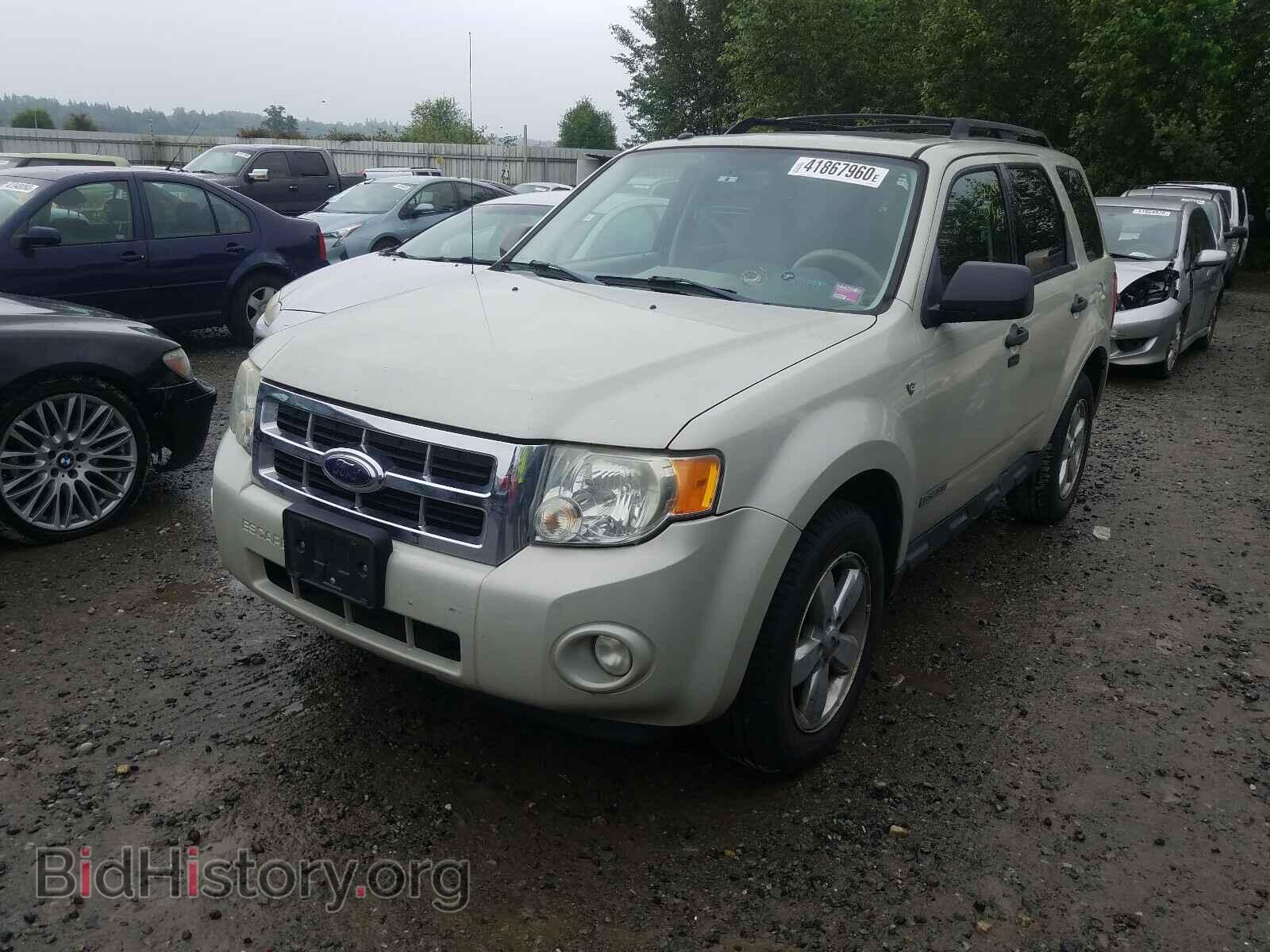 2008 FORD ESCAPE - VIN: 1FMCU93188KD85510 - Фото 2